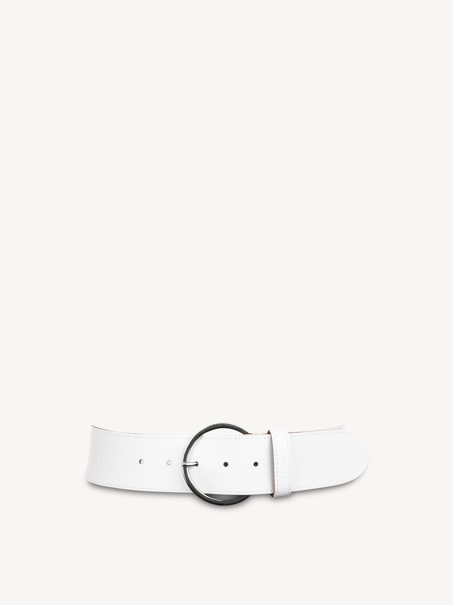 Ceinture en cuir - blanc