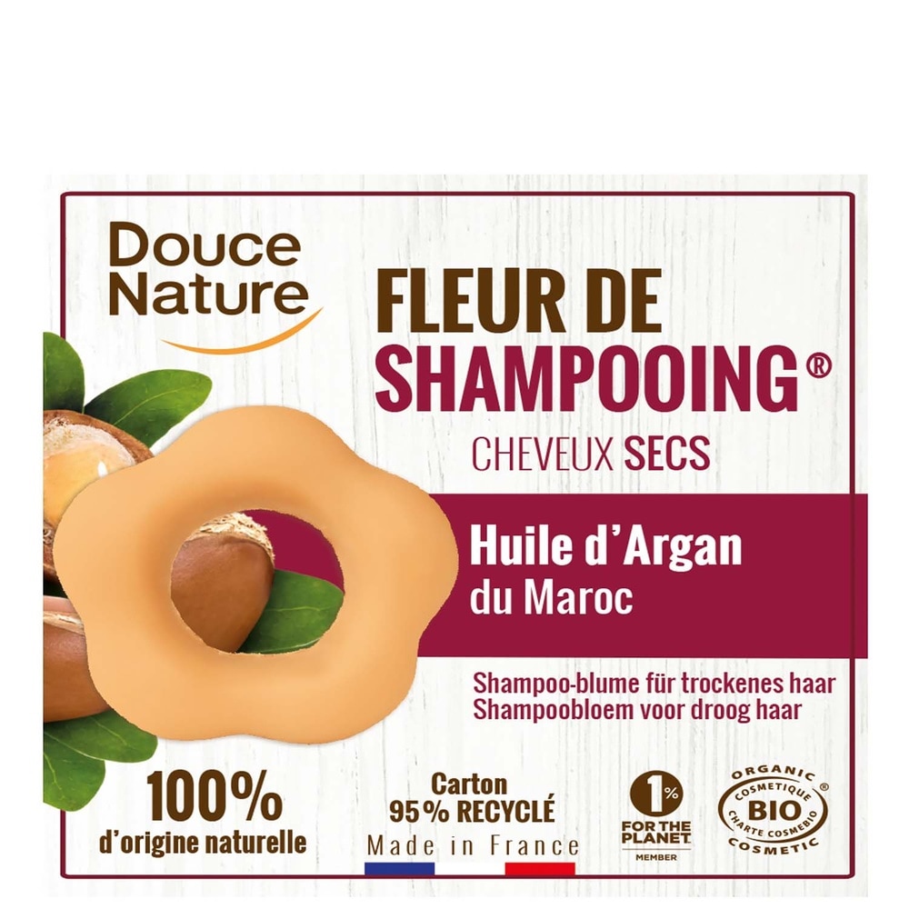 douce nature FLEUR SHAMP CHX SECS 85G /6 SHAMPOING SOLIDES