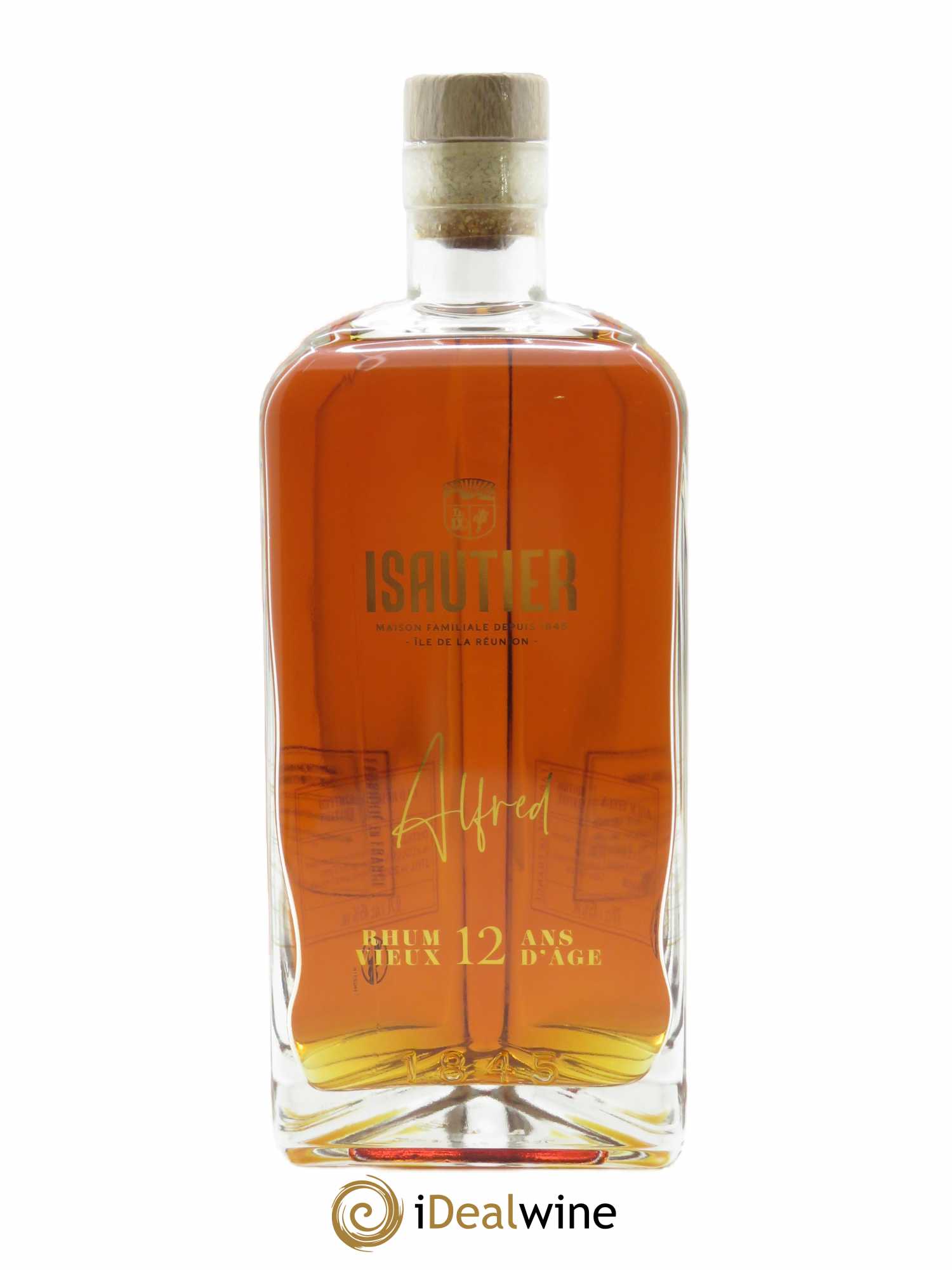 Rum Isautier 12 ans Alfred Rhum Vieux (70cl)  - Lot de 1 Bouteille