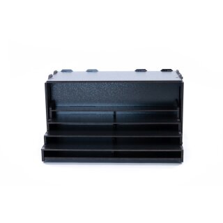 Black Paint Rack: Farbregal ausziehbar (Tribüne)