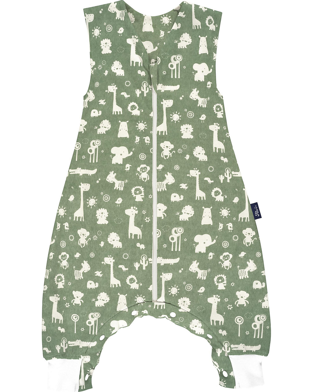 Sleep-Overall Light - TOG 0,5 - Granite Animals, 90 cm