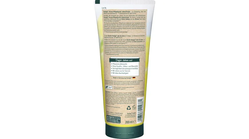 Kneipp Aroma-Pflegedusche Lebens-Freude 200 ml