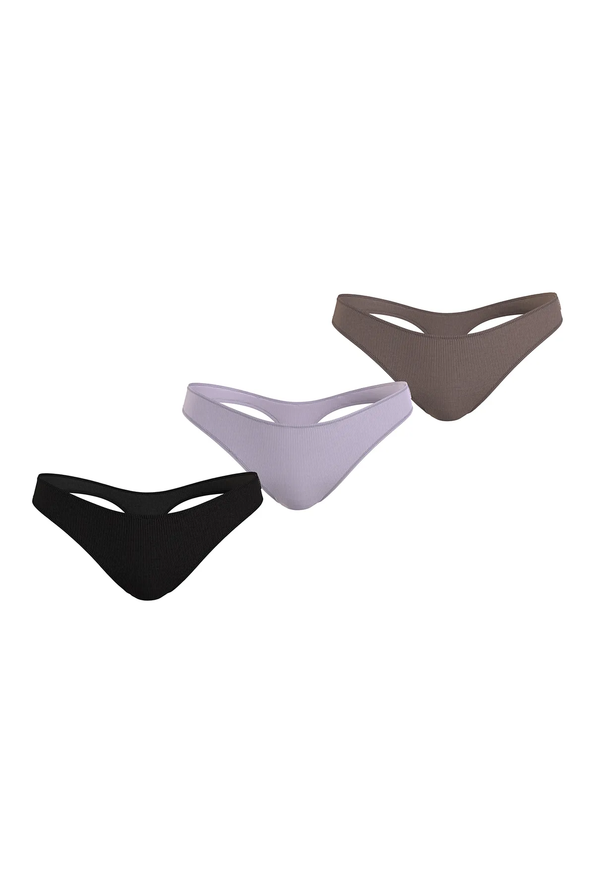 Calvin Klein  Höschen Damen / Mädchen SCHWARZ/LAVENDELBLAU/CAVERN STONE
