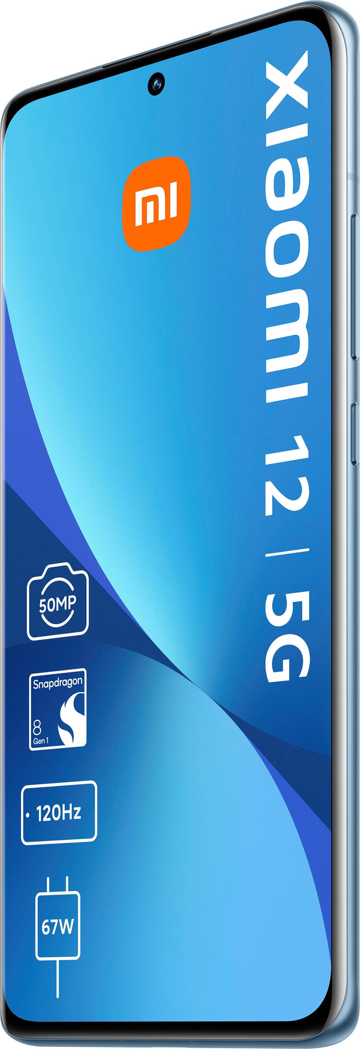 Xiaomi 12 5G Smartphone (15,95 cm/6,28 Zoll, 256 GB Speicherplatz, 50 MP Kamera)