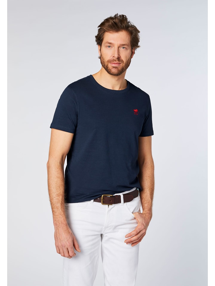Polo Sylt Shirt in Dunkelblau günstig kaufen