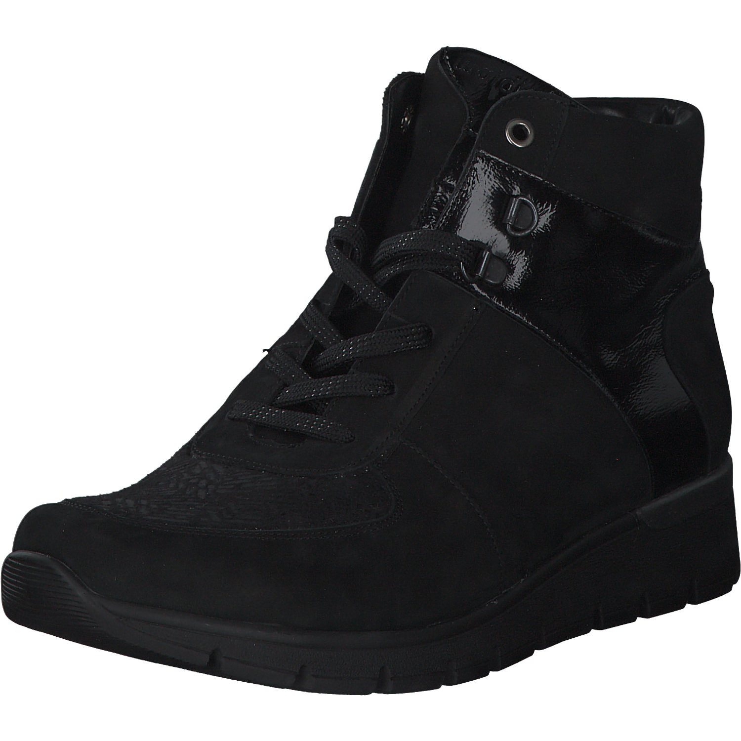 Waldläufer Ramona 626K82, Schnürstiefeletten, Damen, Schwarz