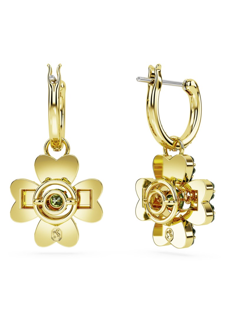 Orecchini a cerchio Swarovski Idyllia Mini placcati in oro