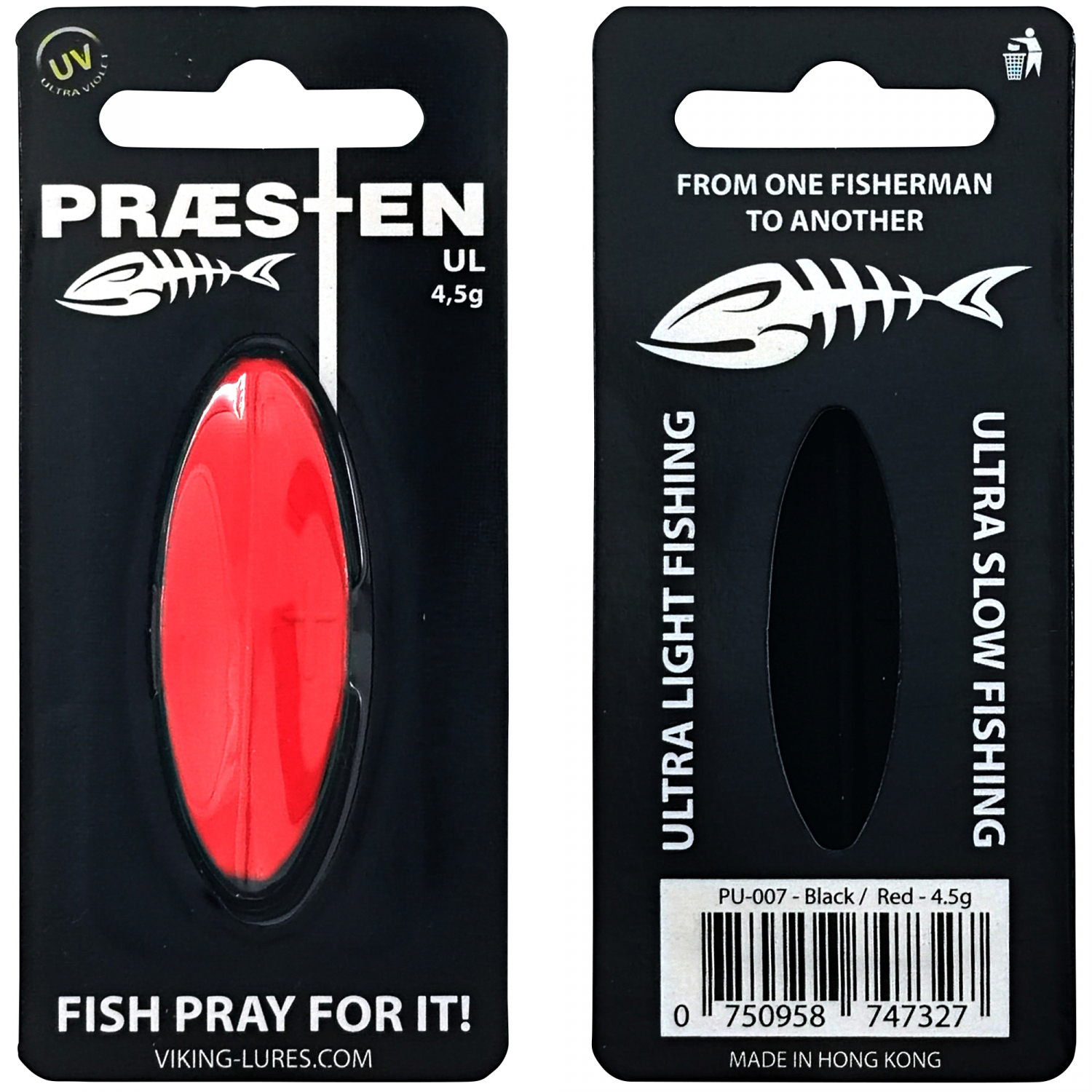 OGP Inlineköder Præsten UL (Black/Red)