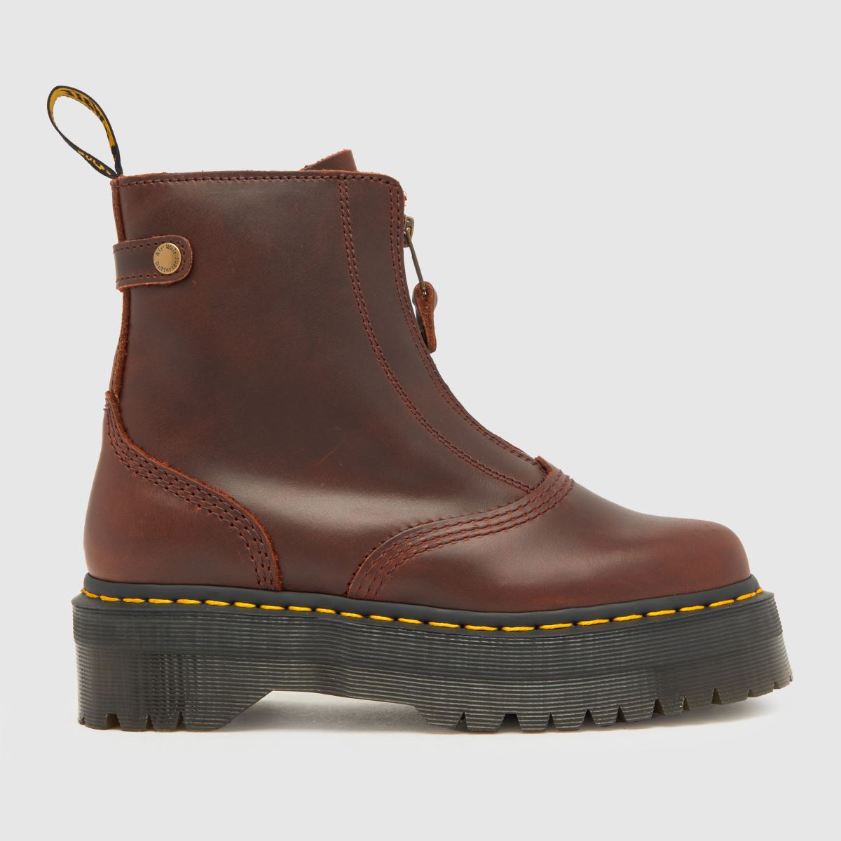 Dr Martens – Bruna Jetta-stövlar
