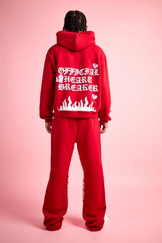 Jogginghose mit Herz-Print