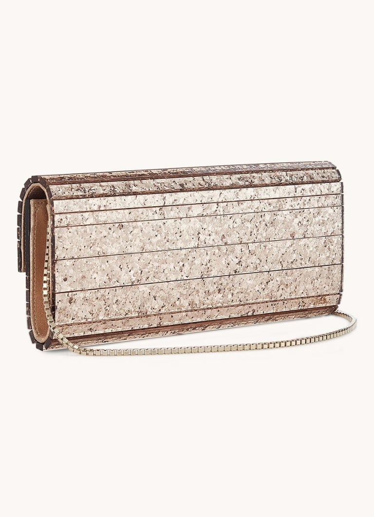 Jimmy Choo Sweetie Shadow sajūga soma ar jēra ādas detaļām
