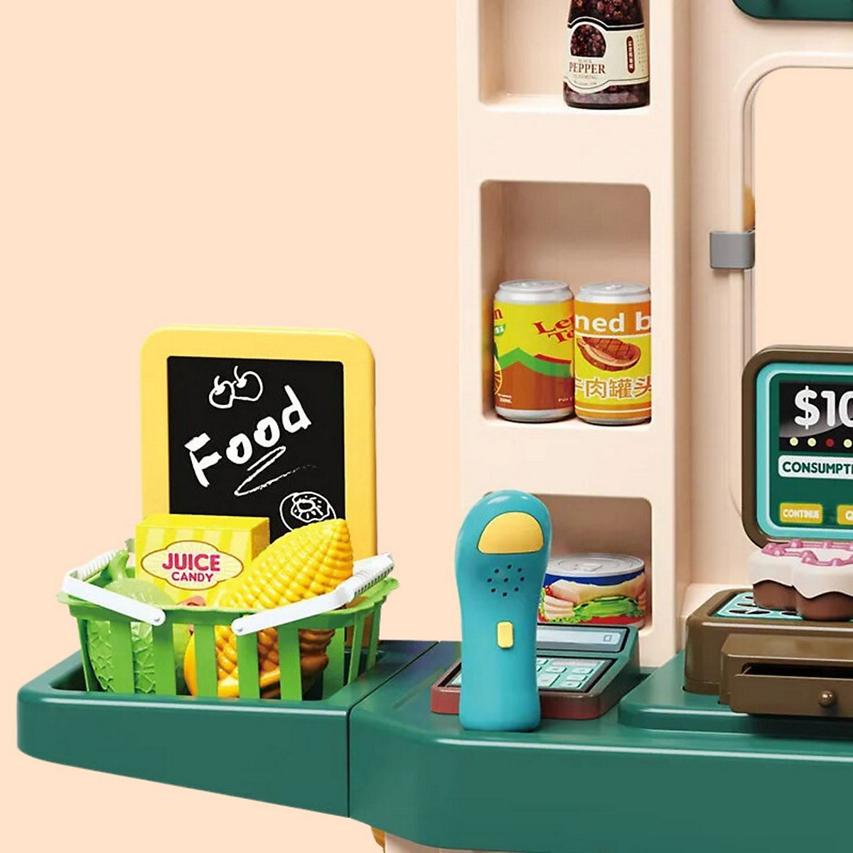 Supermarkt Florian Kaufladen mit viel Zubehör - ab 3 Jahren