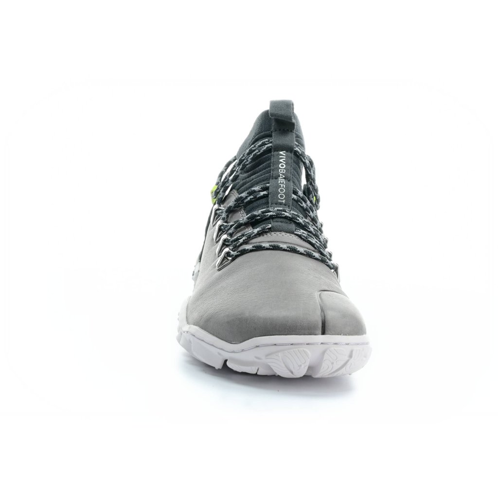 Vivobarefoot Magna Forest ESC M Zinc Leather Barfuß-Wanderschuhe