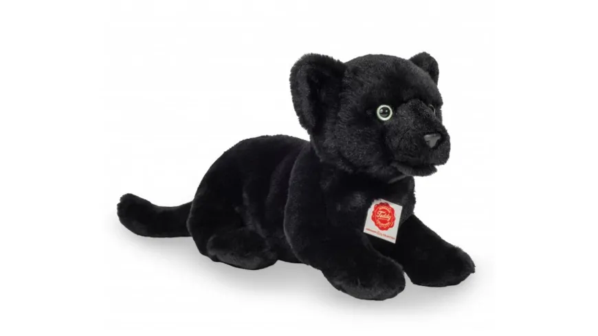 Teddy-Hermann - Kuscheltier Panther Baby sitzend 30 cm