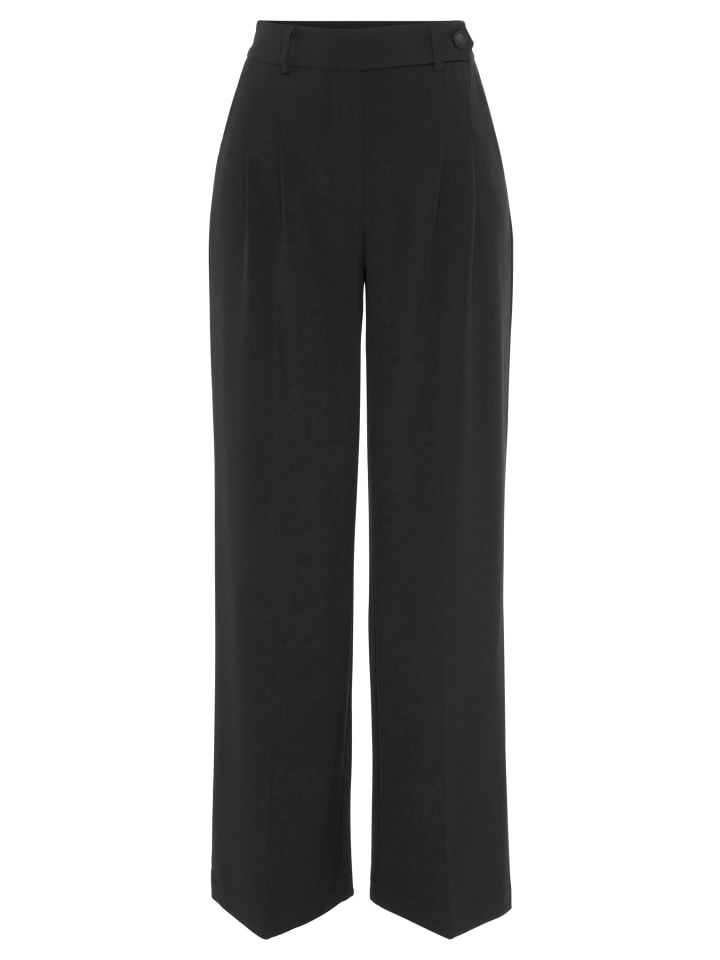 LASCANA Palazzohose in schwarz günstig kaufen