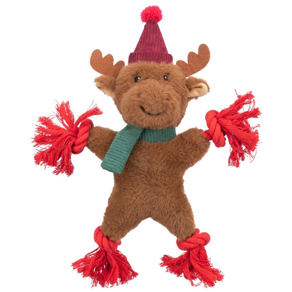 TRIXIE Tierkuscheltier Trixie Xmas Rentier mit Tau