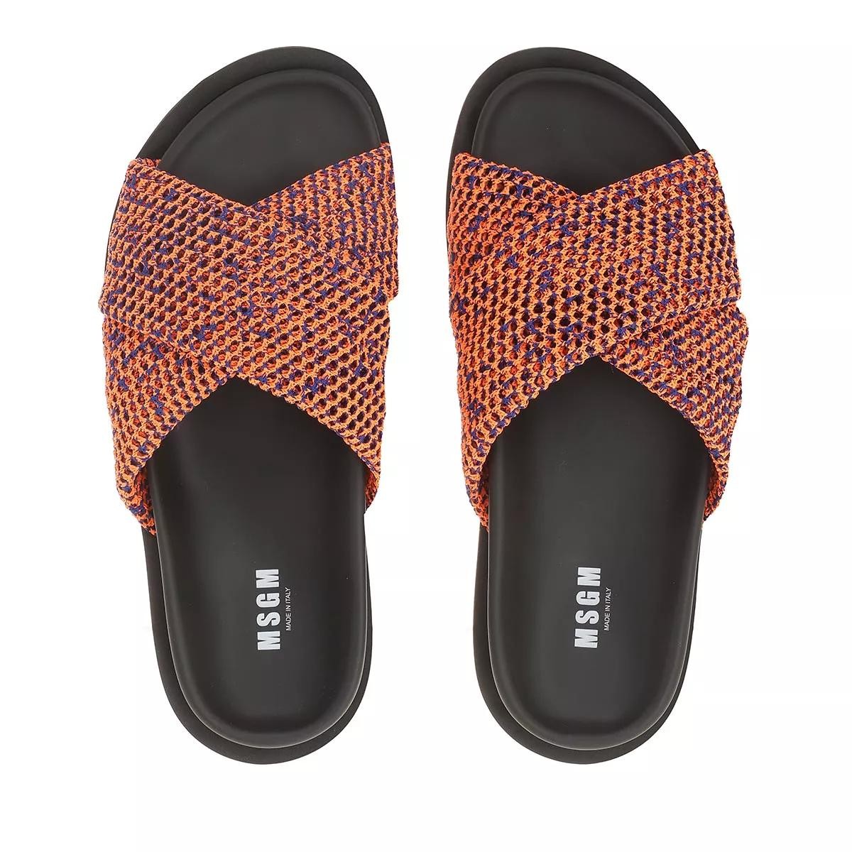 MSGM Pantoletten orange Slide