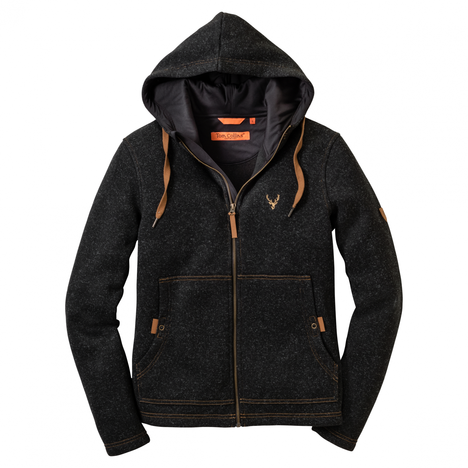 OS Trachten Herren Strickfleecejacke