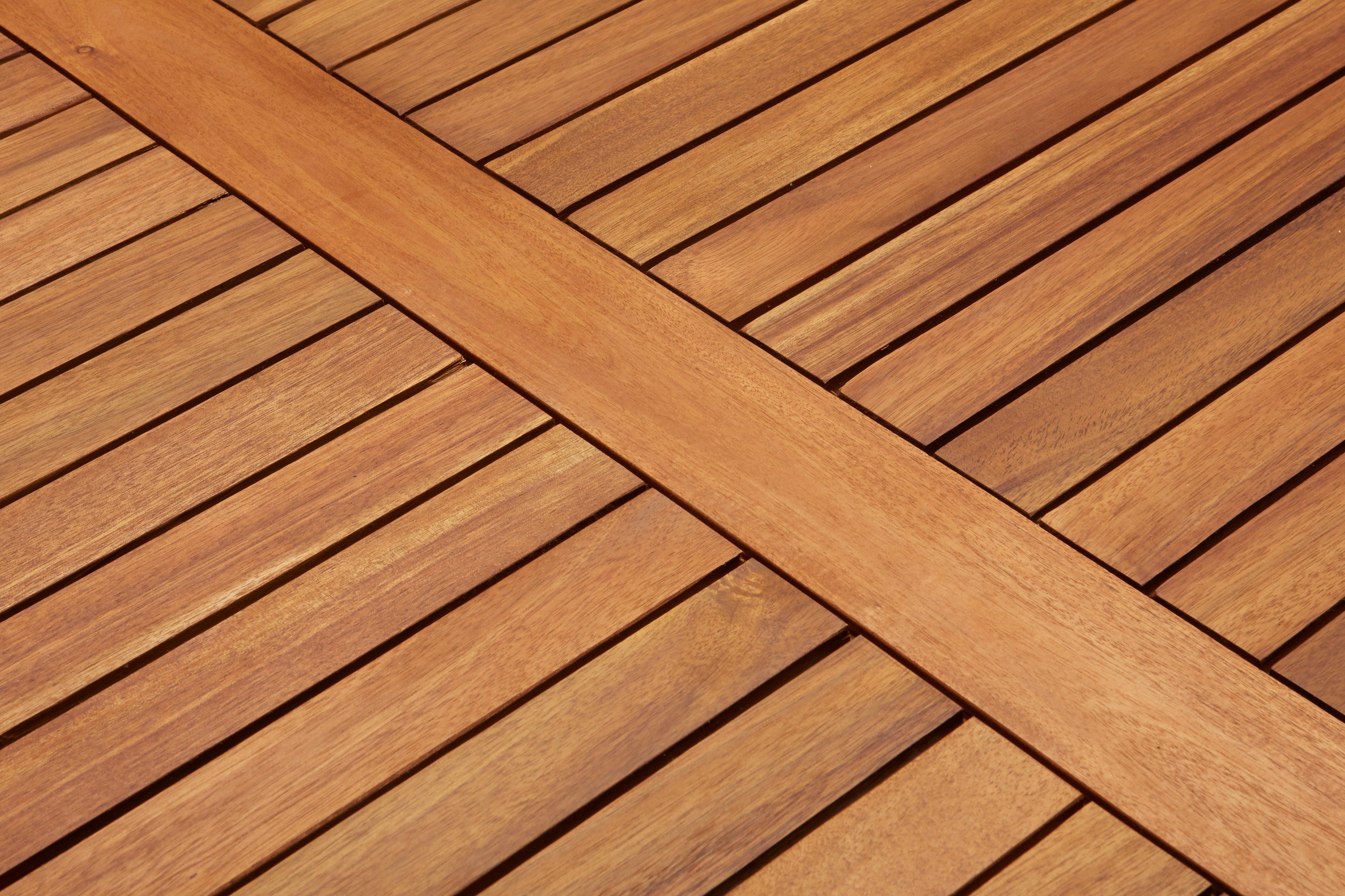 MERXX Garten-Essgruppe Toskana, (13-tlg), 6 Sessel, Tisch 185x90cm, Polyrattan/Akazie