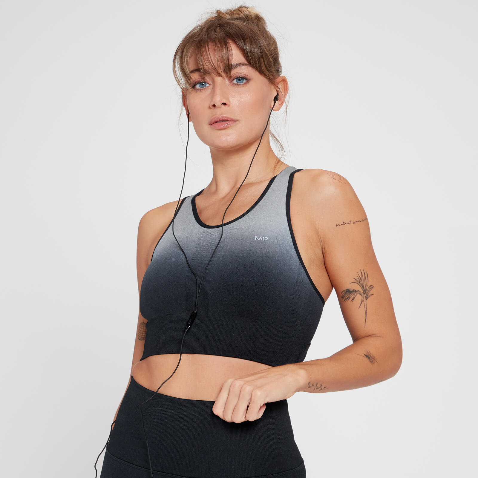 Brassière de sport sans coutures MP Velocity Ultra pour femmes – Noir