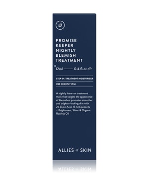 ALLIES OF SKIN Promise Keeper Nightly Blemish Treatment Gesichtscreme 12 ml