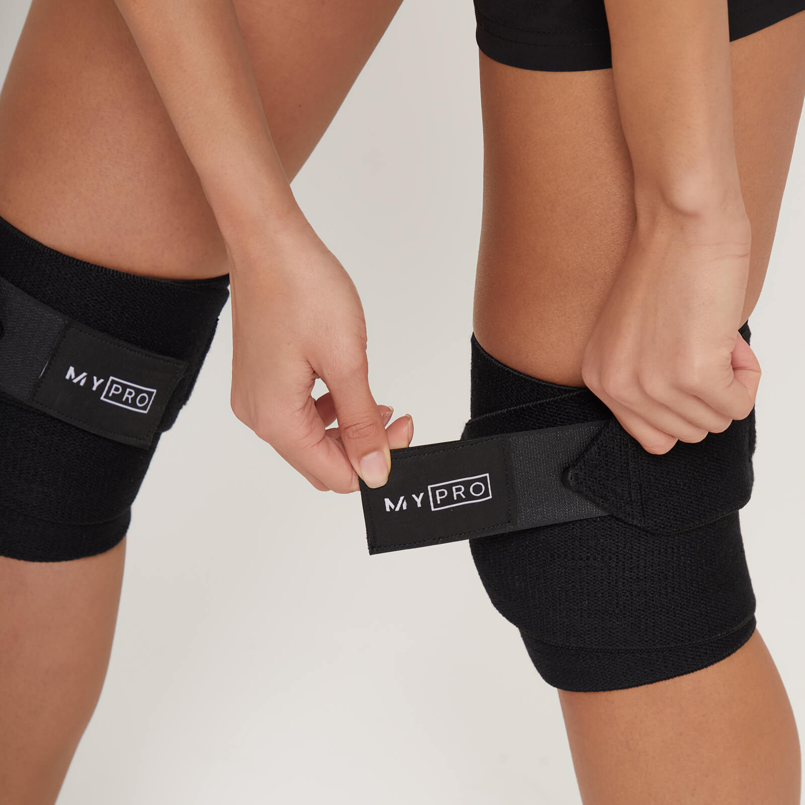 Bandes de renfort pour genoux MYPRO – Noir