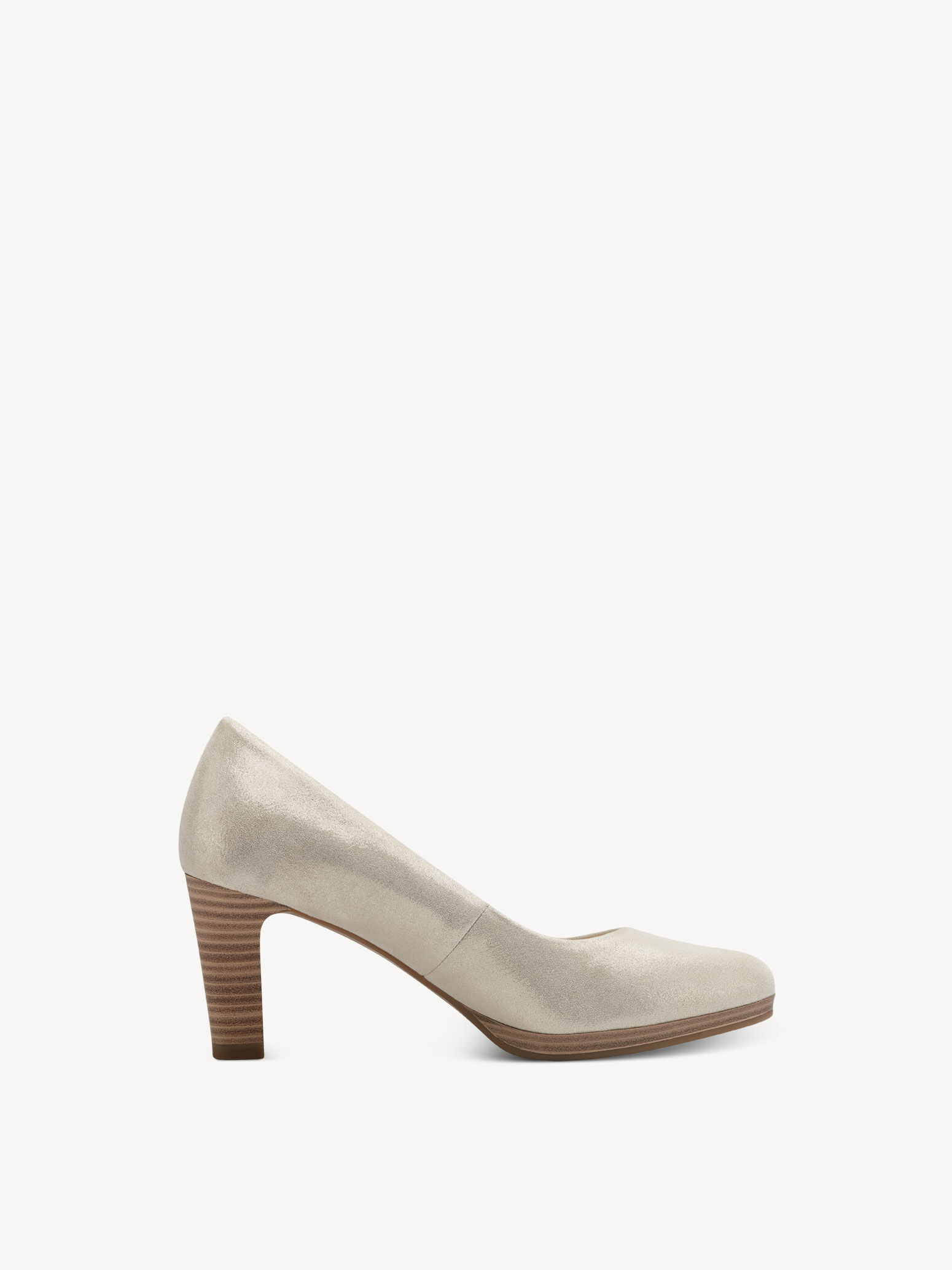 Escarpin en cuir - beige