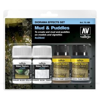 Vallejo Mud & Puddles (4x35ml.)