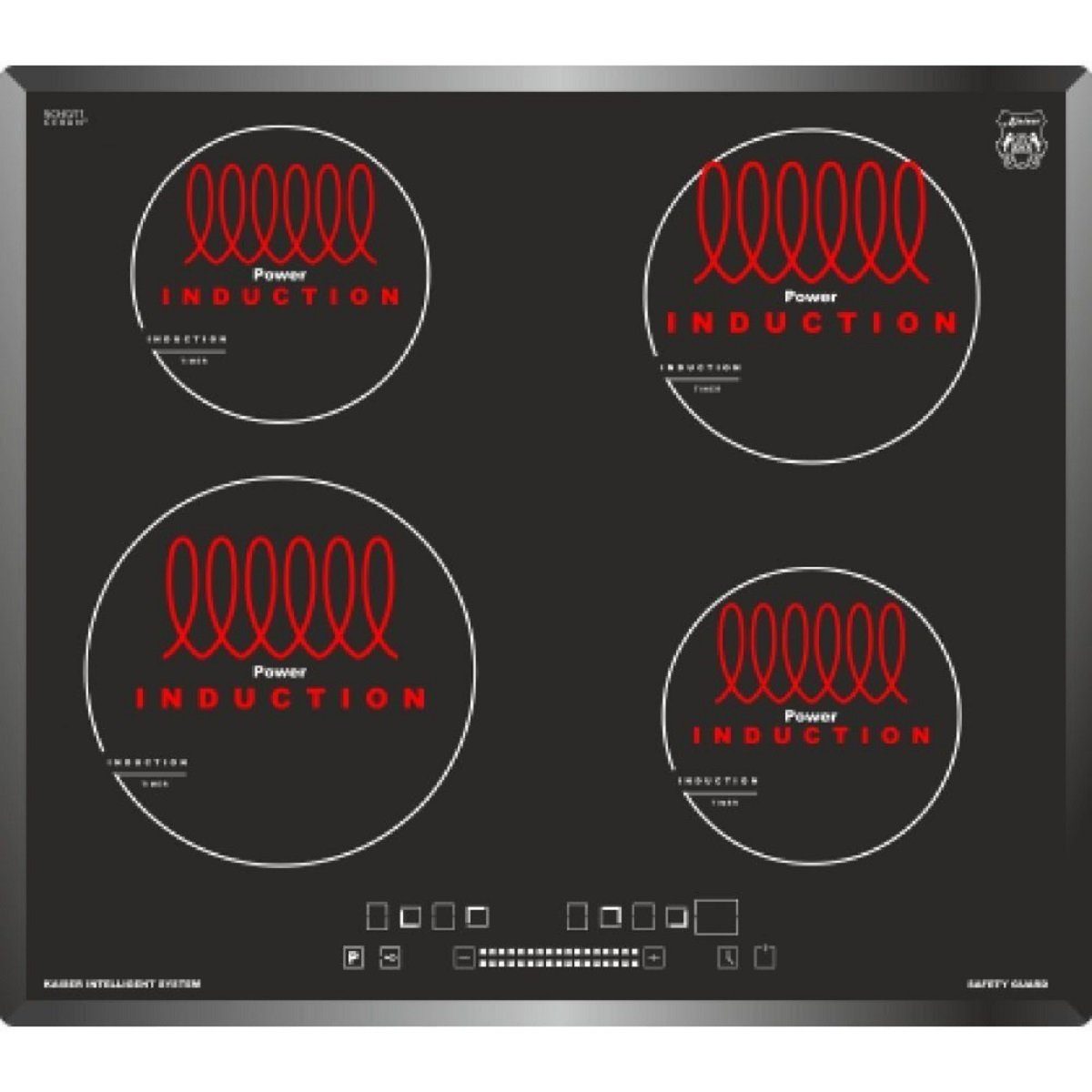 Kaiser Küchengeräte Induktions-Kochfeld KCT 6705 FI, KCT 6705 FI, 4 Kochzonen, Einbau Herd