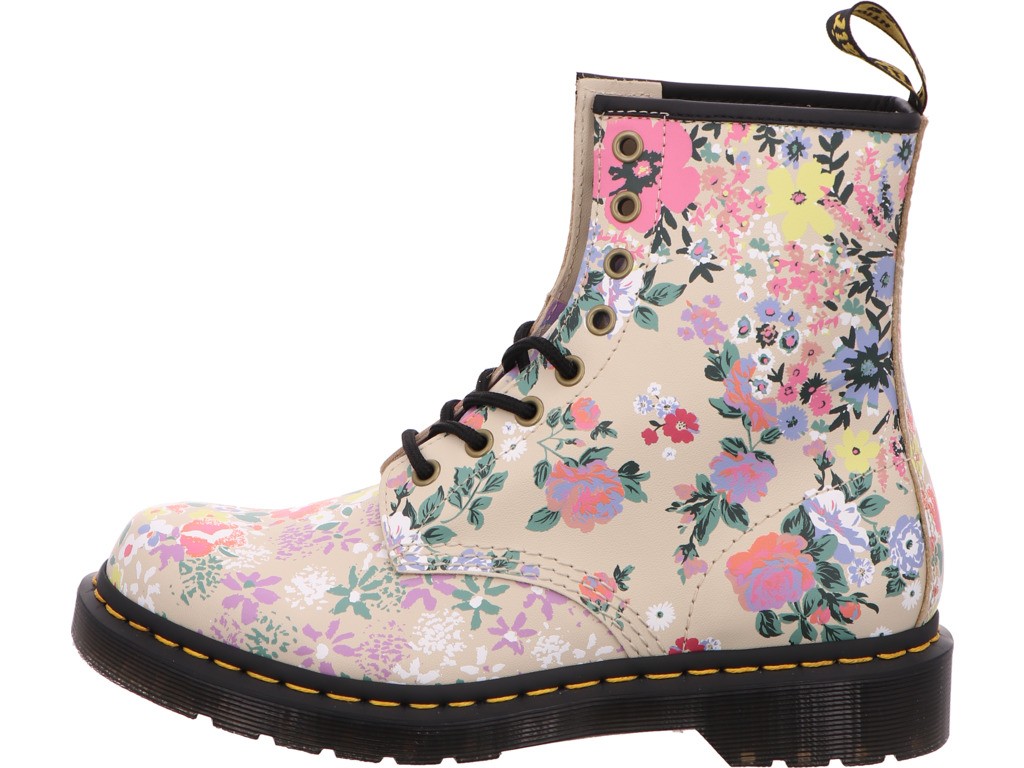 DR. MARTENS Stiefeletten beige Schnürstiefel Boots Damen Beige-Bunt 146