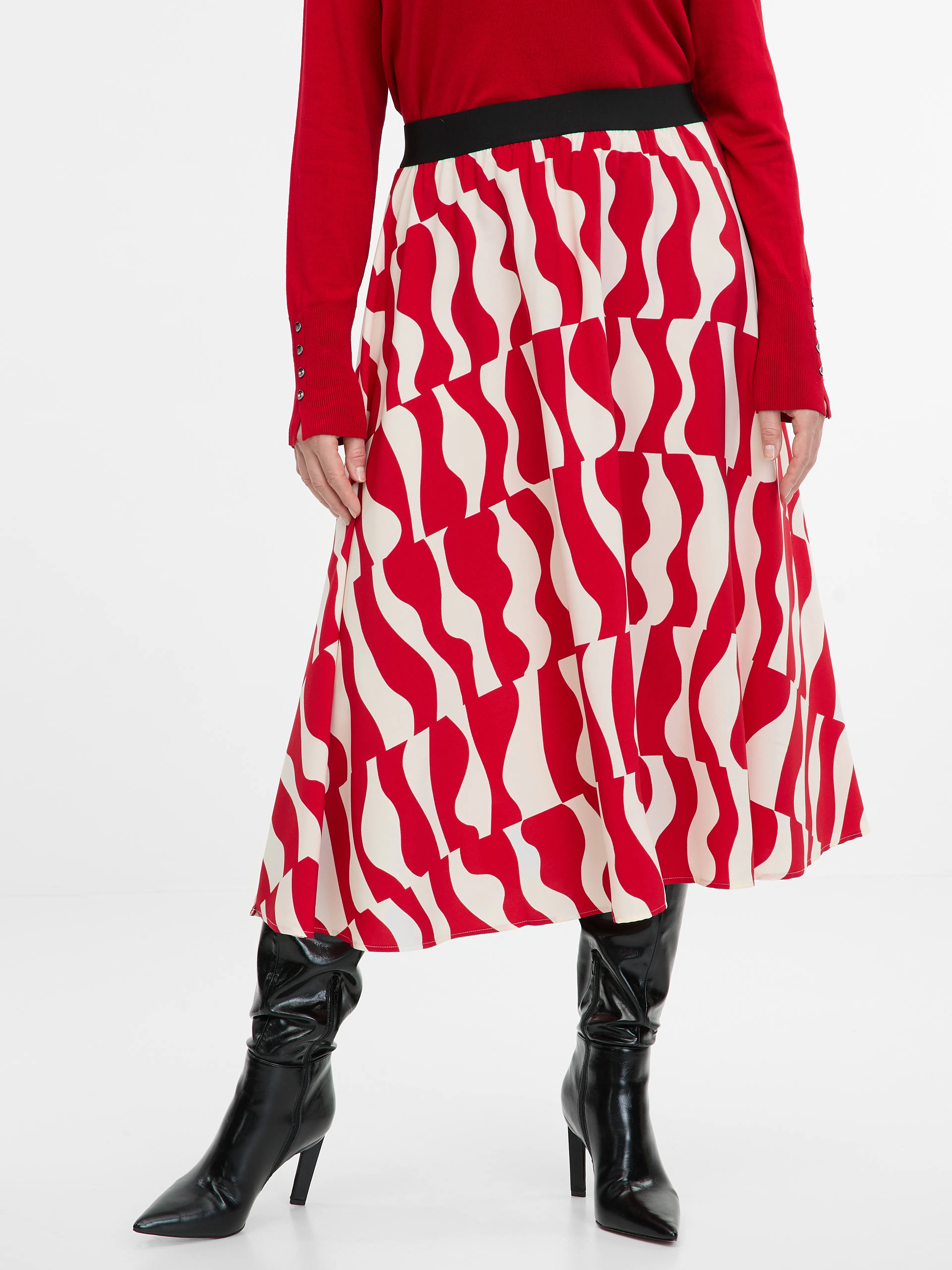 Roter Damenrock ORSAY