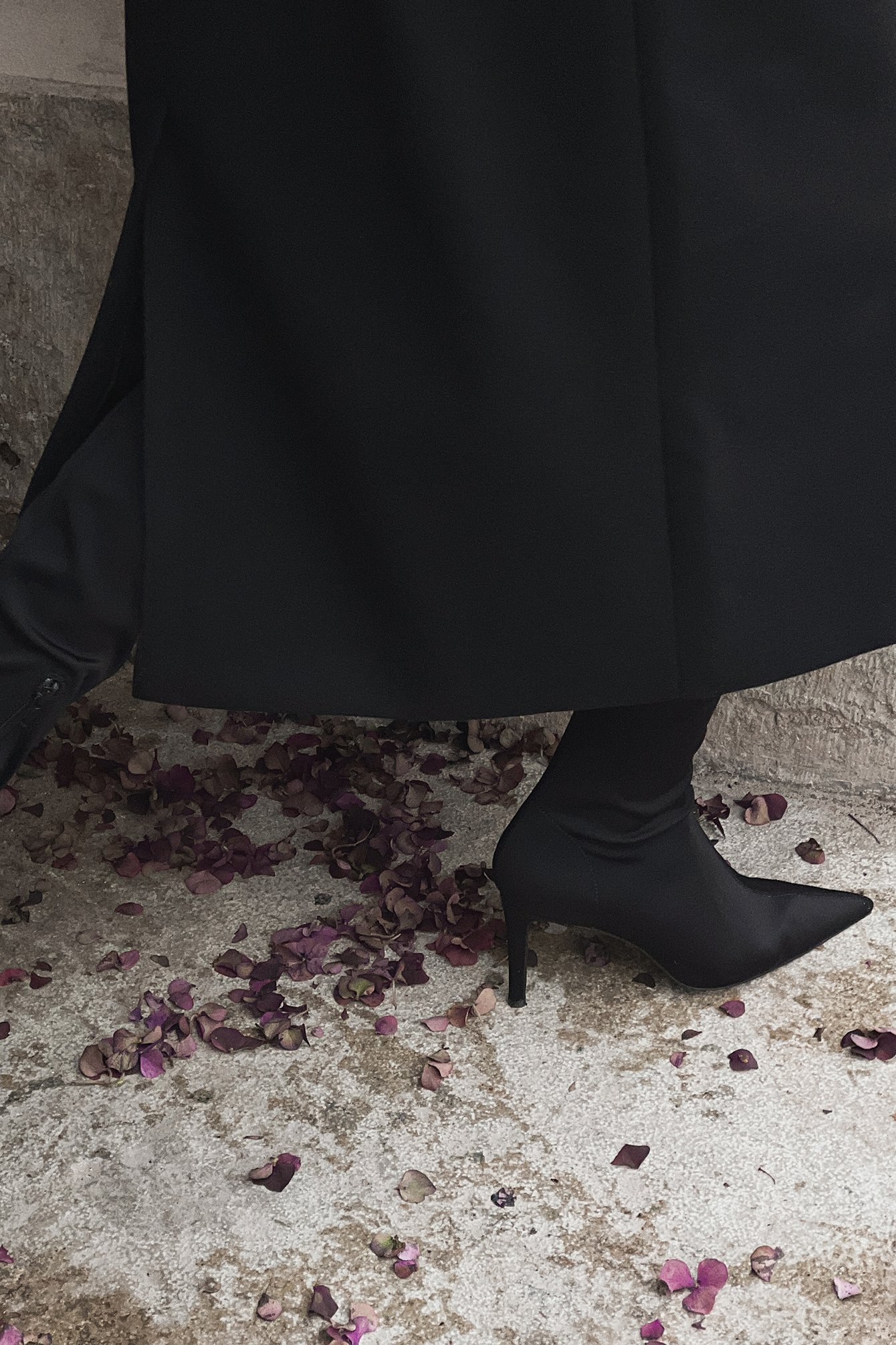 Spitze Overknee-Stiefel