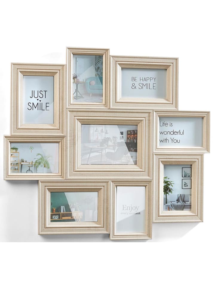 kobolo Bilderrahmen Collage BEIGE9 in Beige günstig kaufen onesize