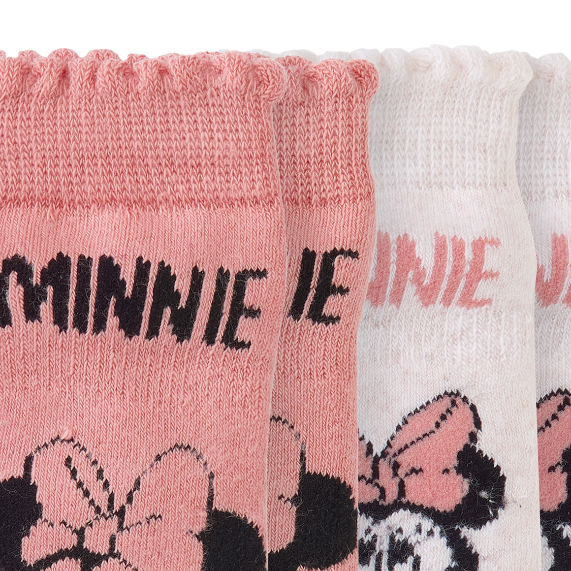 2 Paar Minnie Maus Socken im Set