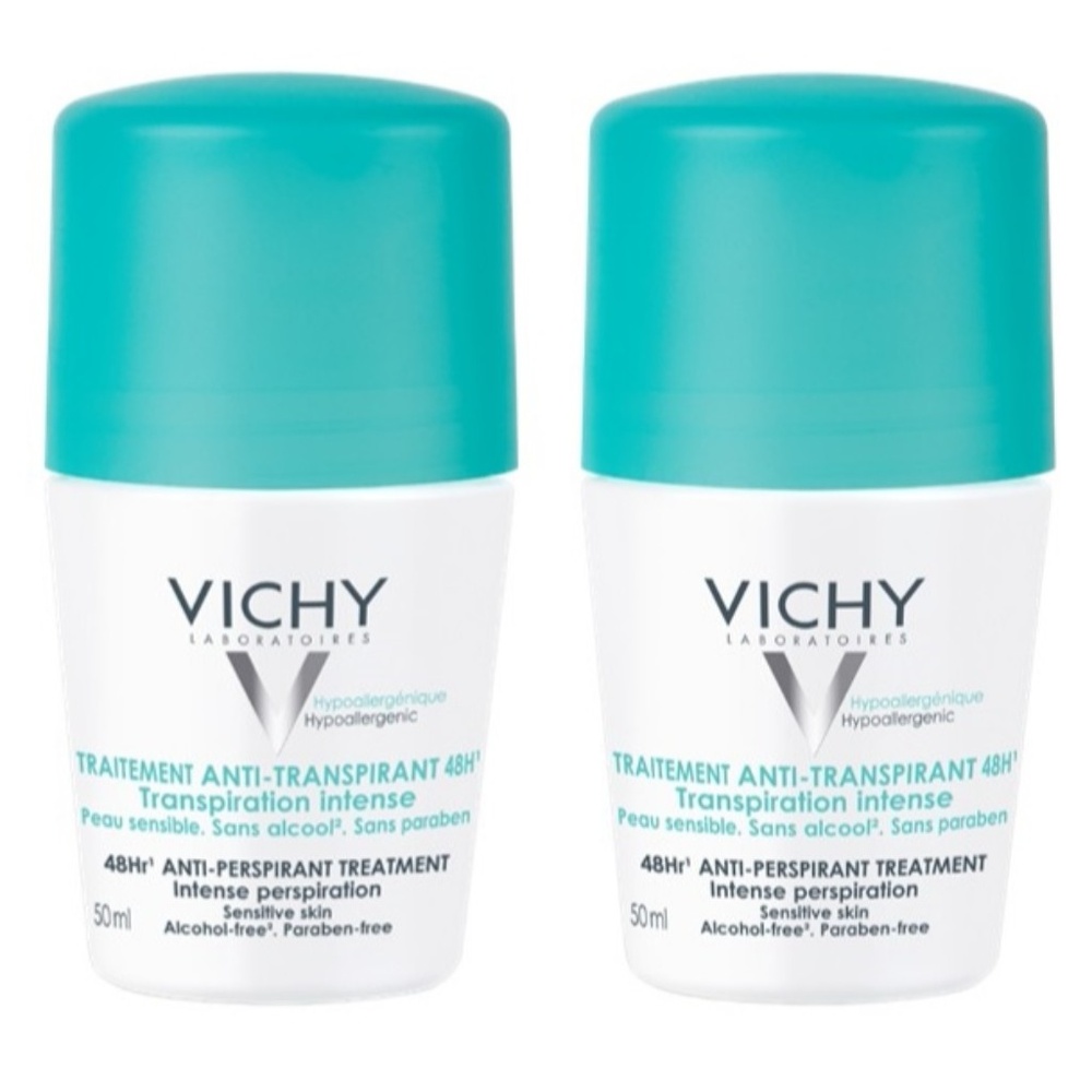 Vichy Lot*2anti transpirant bille Déodorant
