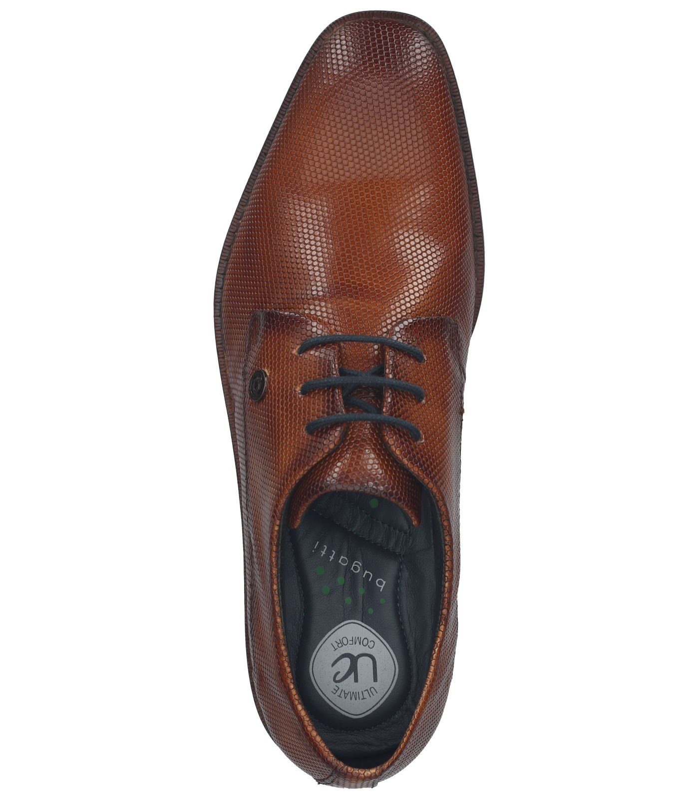 bugatti Businessschuhe Nappaleder Schnürschuh