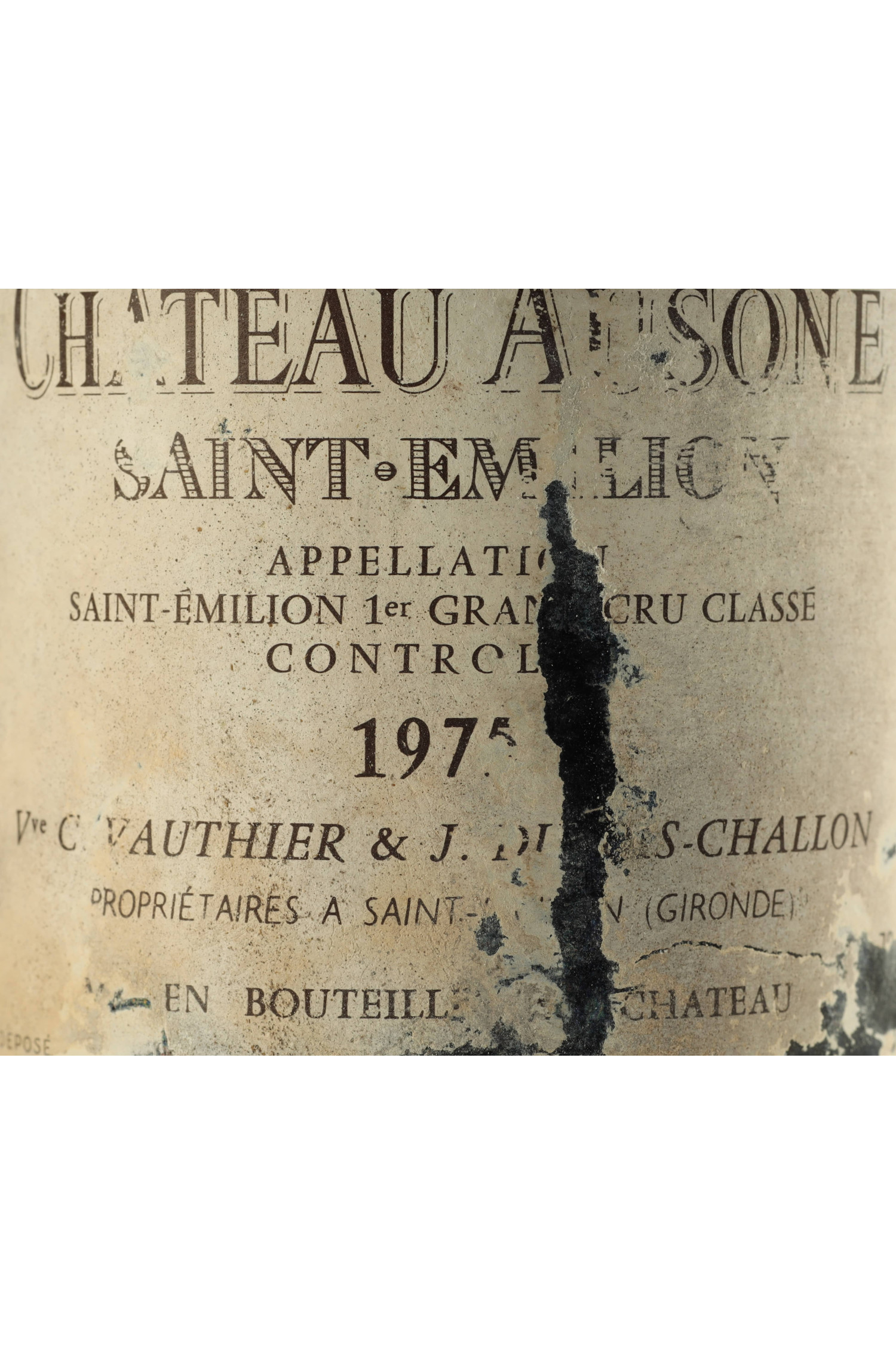 Château Ausone 1975, Saint Emilion