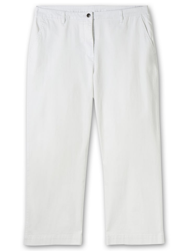 sheego Culotte in white Denim günstig kaufen