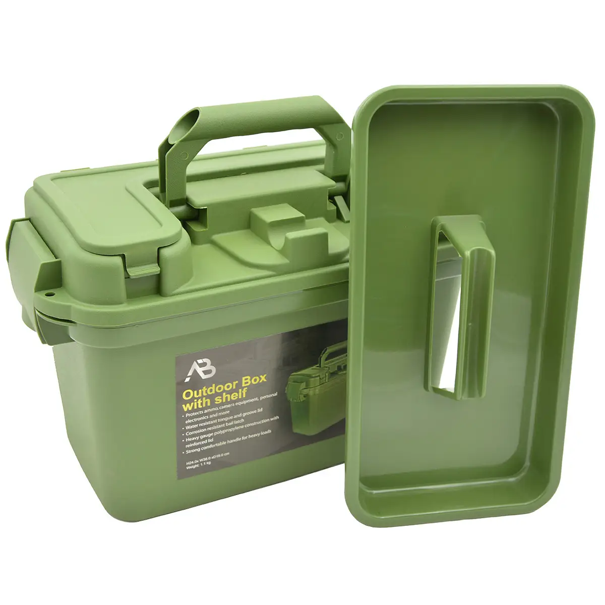 Outdoorbox mit Klappdeckel versch. Farben