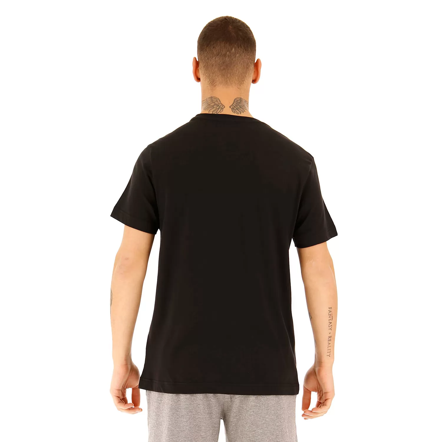 T-SHIRT BS JS HELT SVART