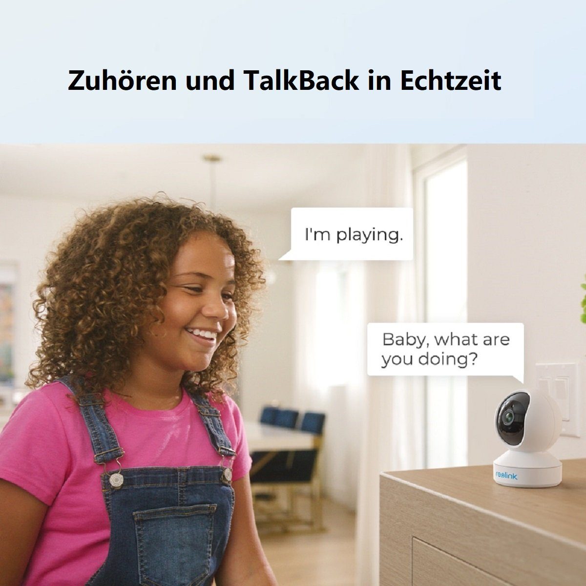 Reolink E1 Pro-2 Pack 4MP 355° Schwenk & 50° Neigung PT Indoor Dualband Überwachungskamera (Innenbereich, Automatische Verfolgung, 2-Wege-Audio, Baby Monitor, Bewegungen Personen und Haustiere erkennen)