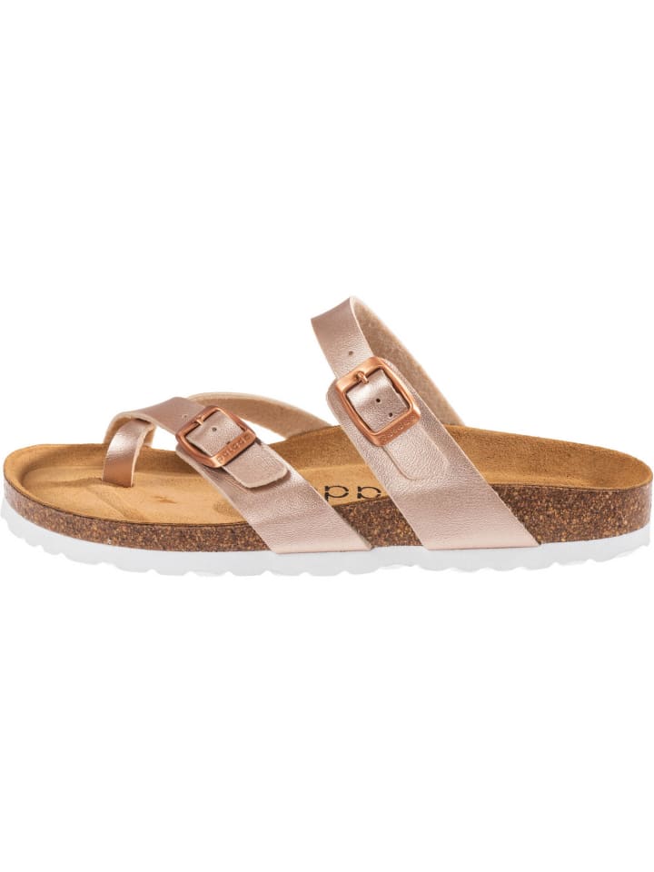palado Pantoletten in Metallic Rose Pink günstig kaufen