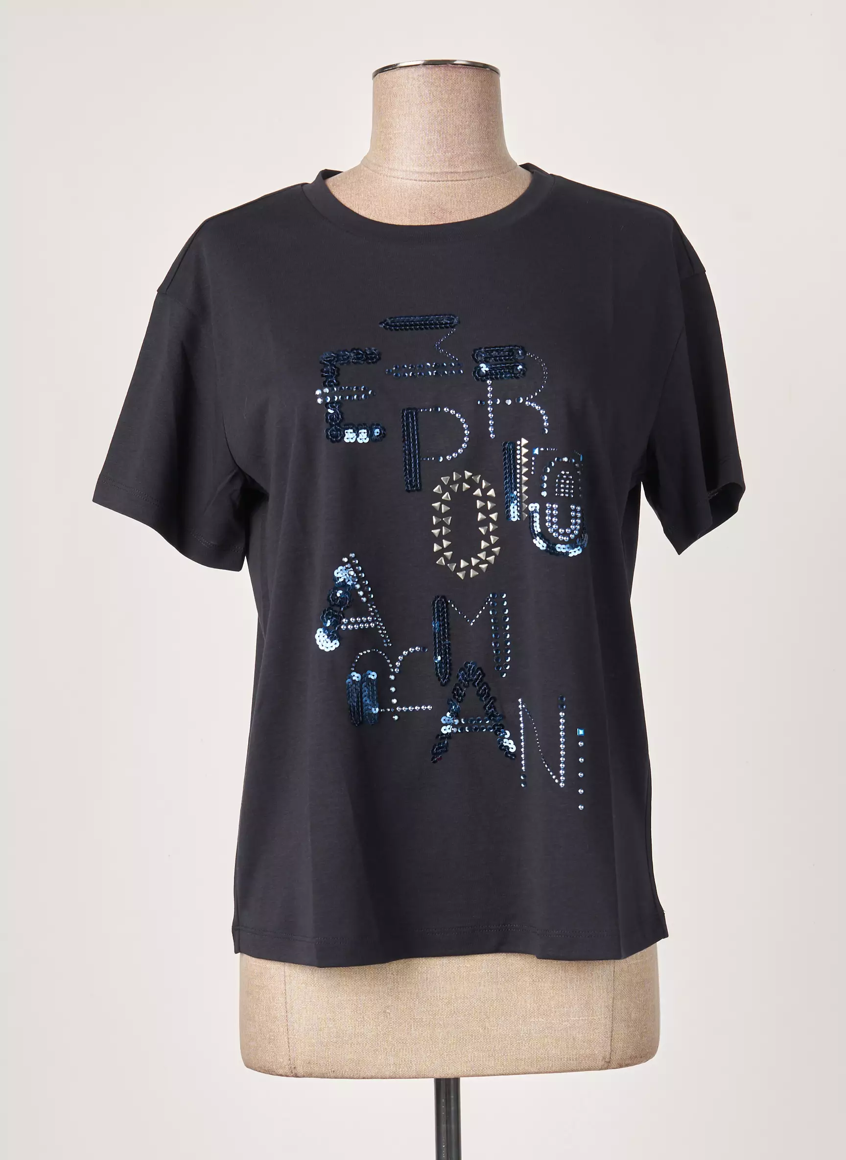 Emporio Armani Tshirts Femme couleur bleu