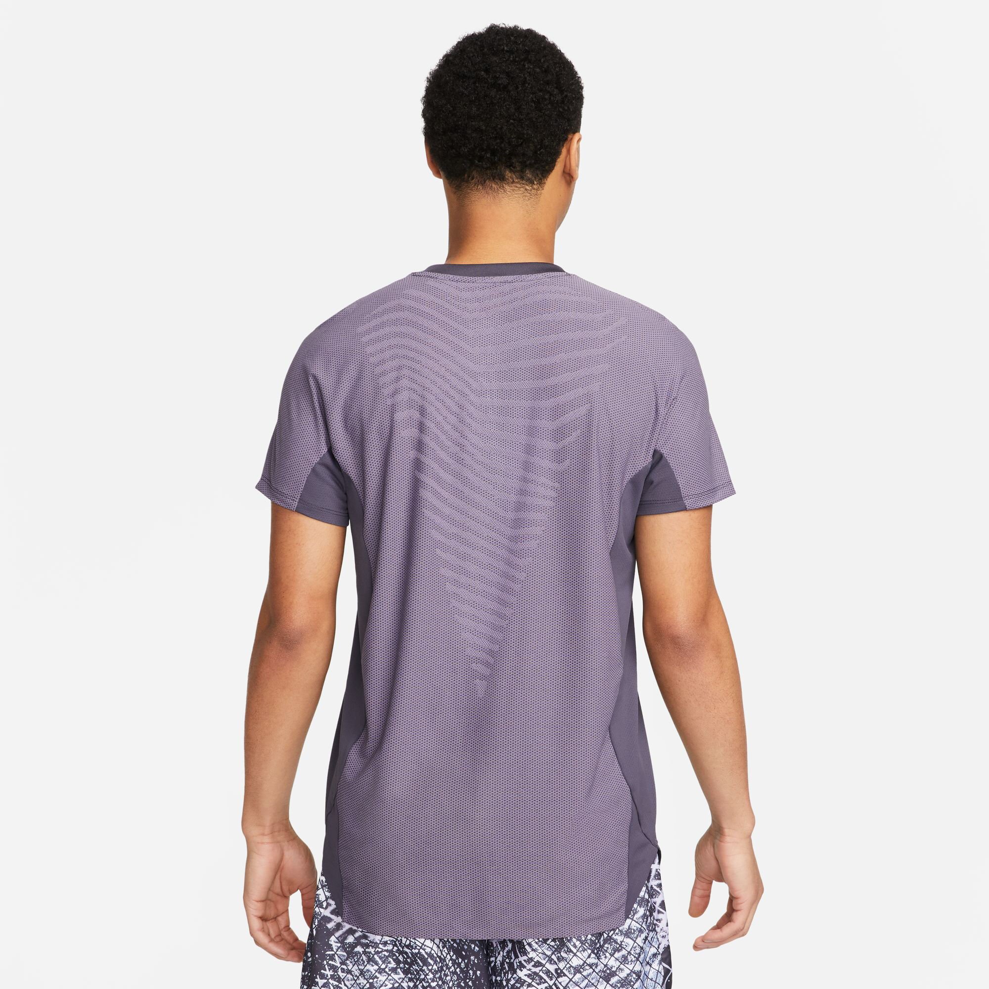 Dri-Fit Advantage Court Slim UL RG Polo Herren - Grau, Flieder