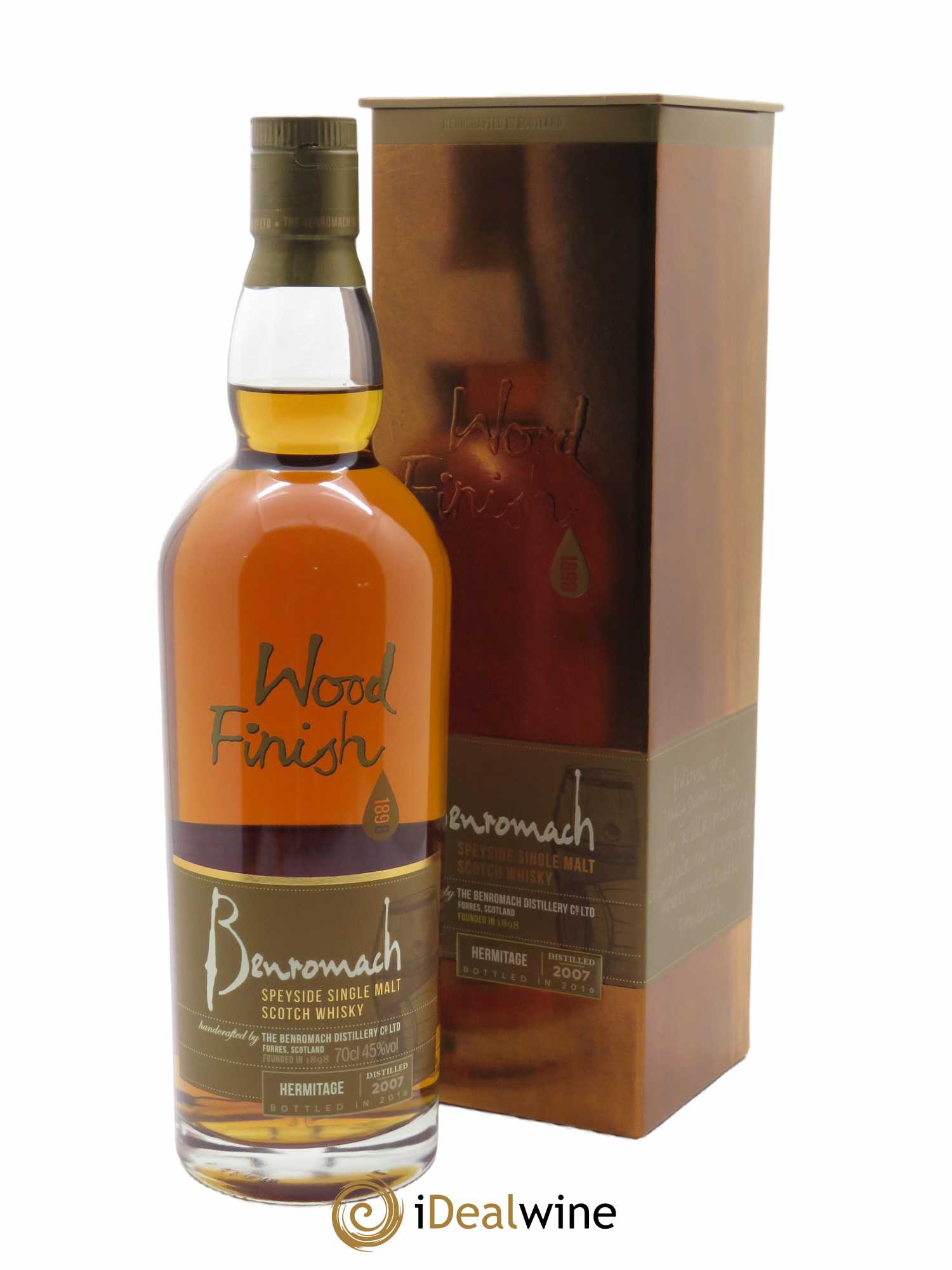 Whisky Benromach Hermitage (70cl) 2007 - Lot de 1 Bouteille