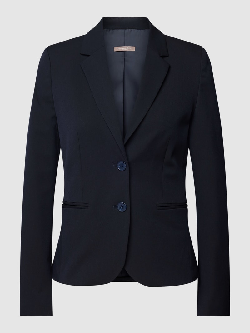 Blazer mit Paspeltaschen in marineblau