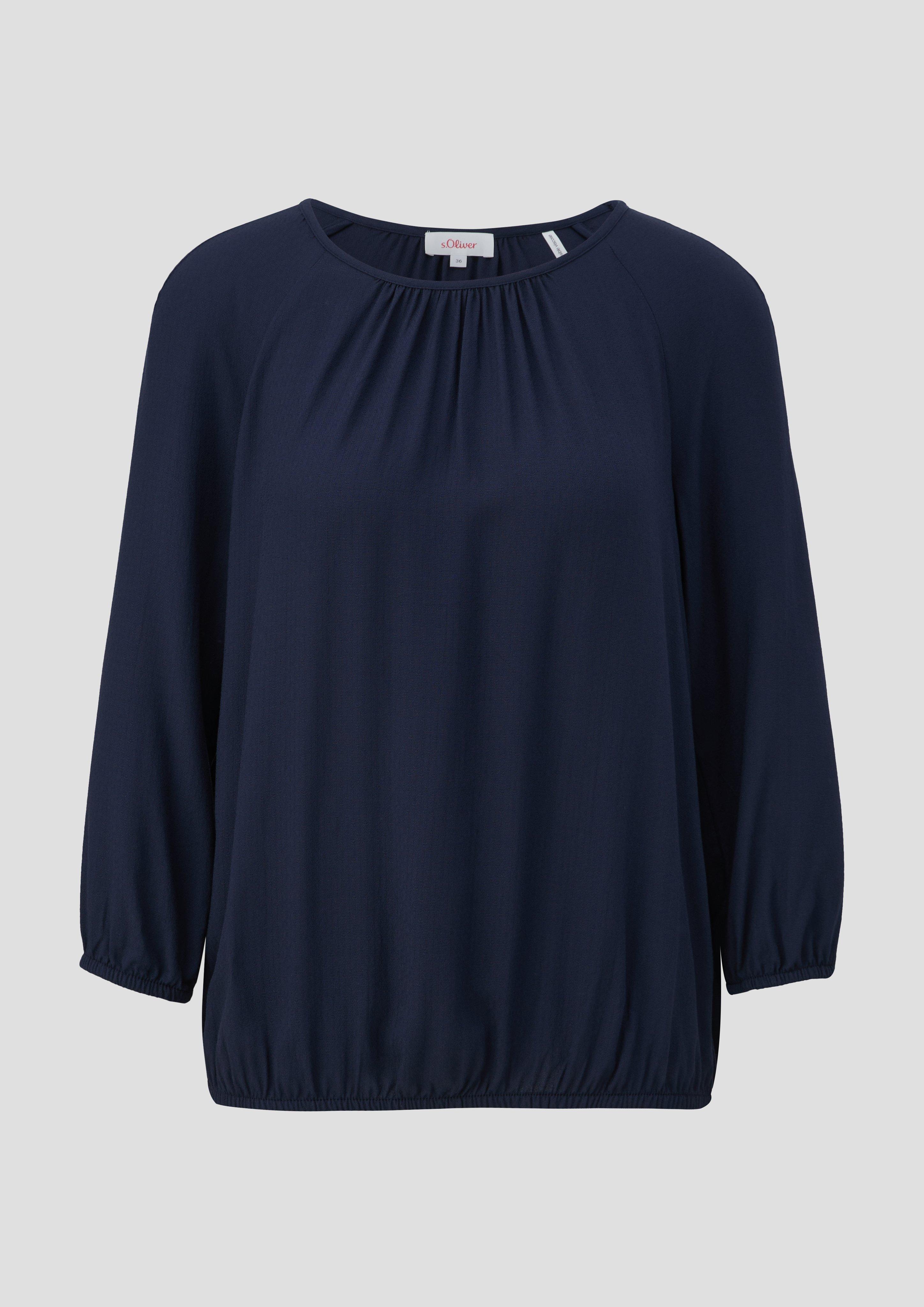 Jacquard-Bluse aus reiner Viskose  2145166-5959