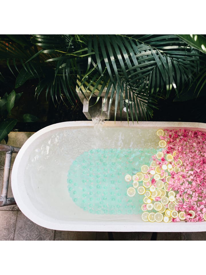 relaxdays Badewannenmatte in Grün - (B)68 x (T)35,5 cm günstig kaufen onesize