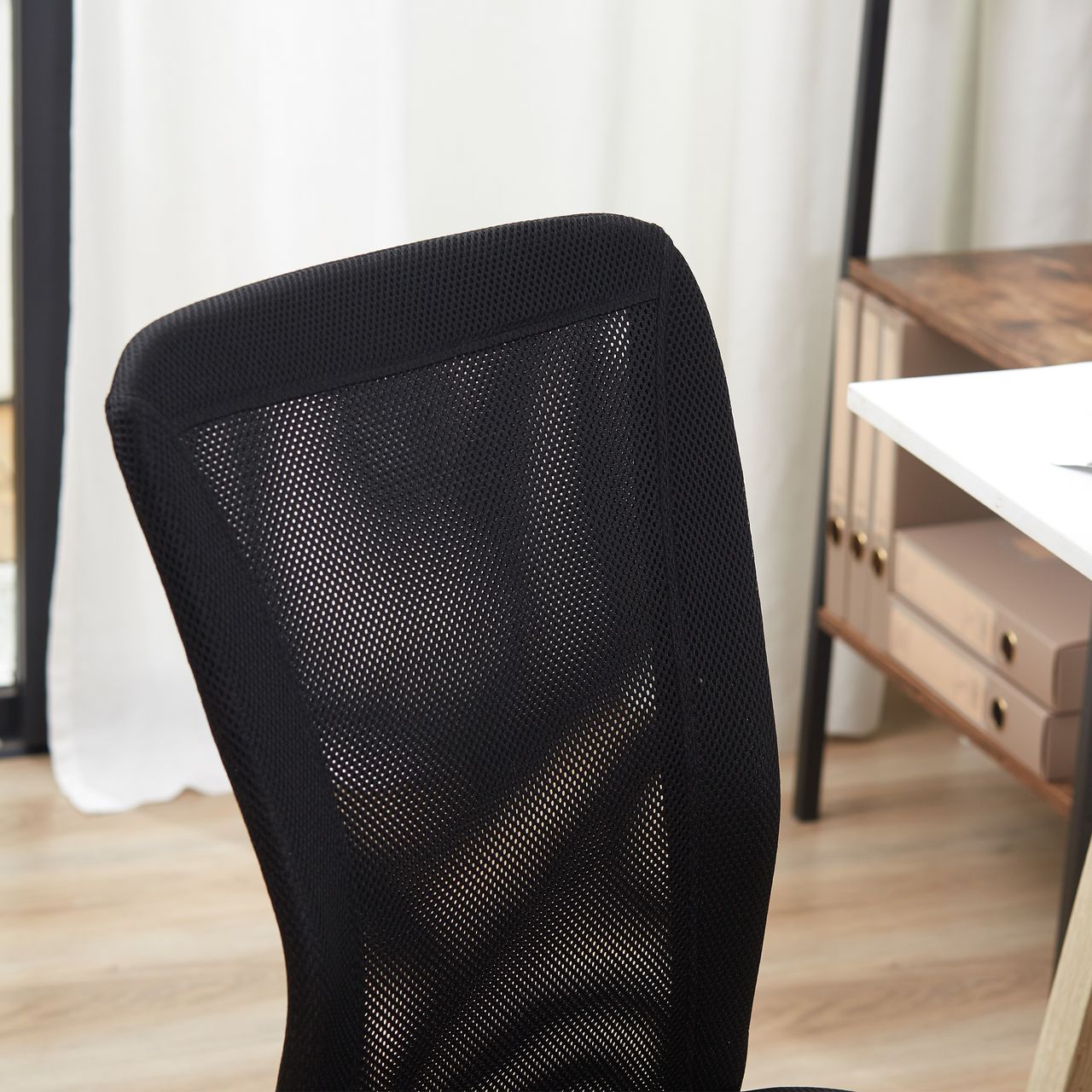 Vinsetto Bürostuhl Ergonomisch, Höhenverstellbarer Schreibtischstuhl, Mesh
