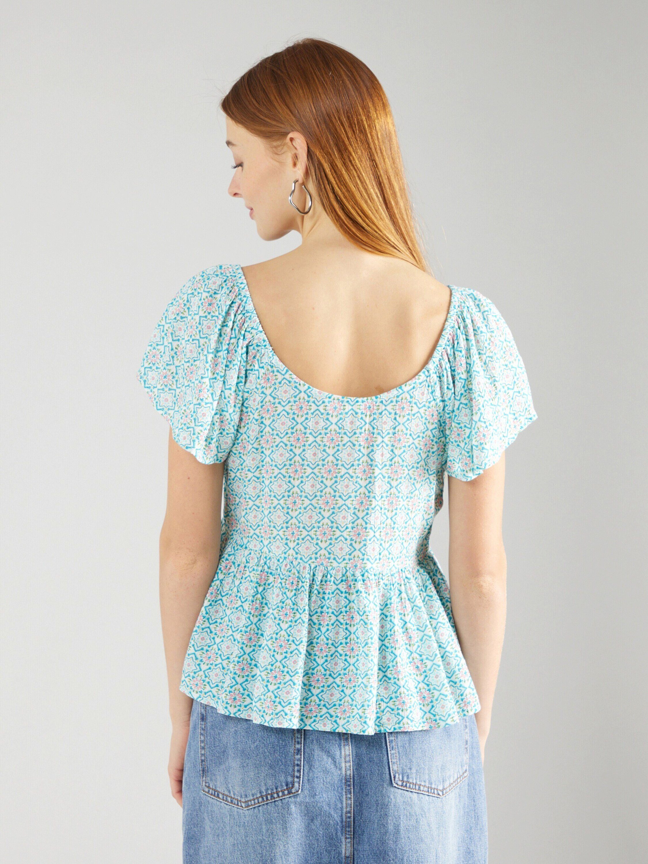 Springfield Funktionsbluse (1-tlg) Drapiert/gerafft, Schößchen, Fransen